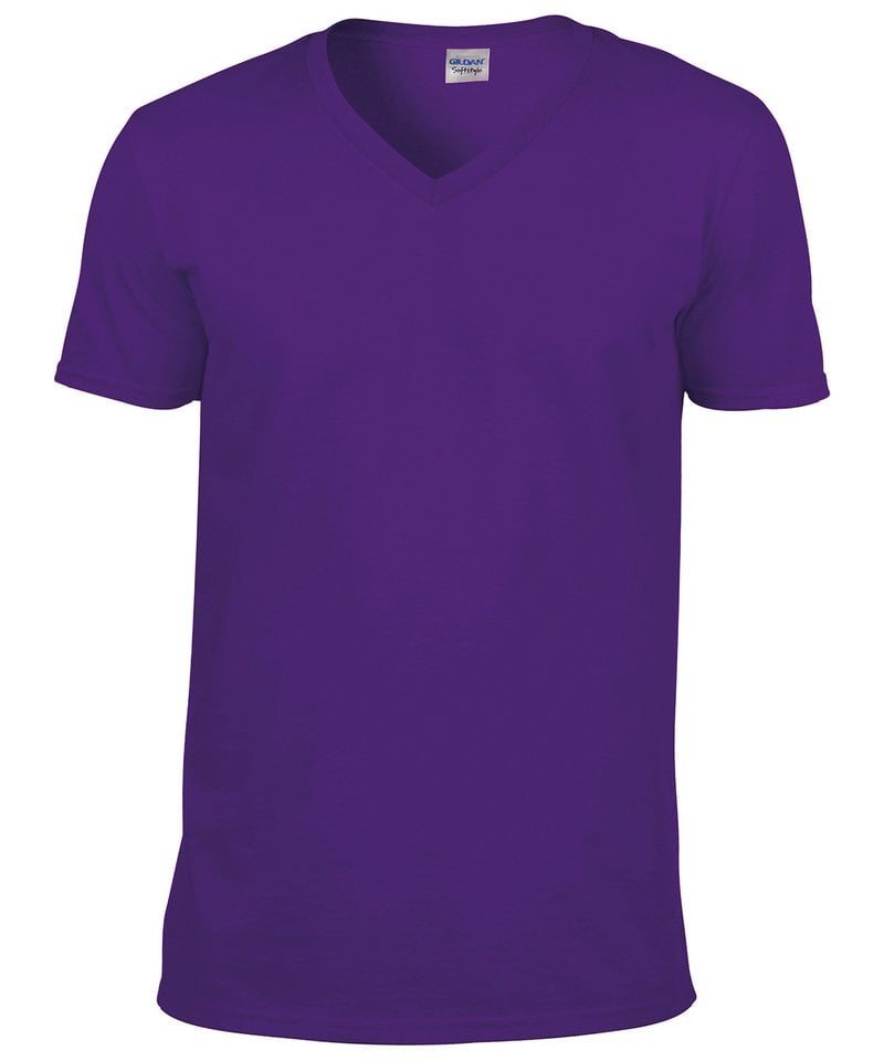 Gildan Adult S Unisex Softstyle V Neck T Shirt Gd010