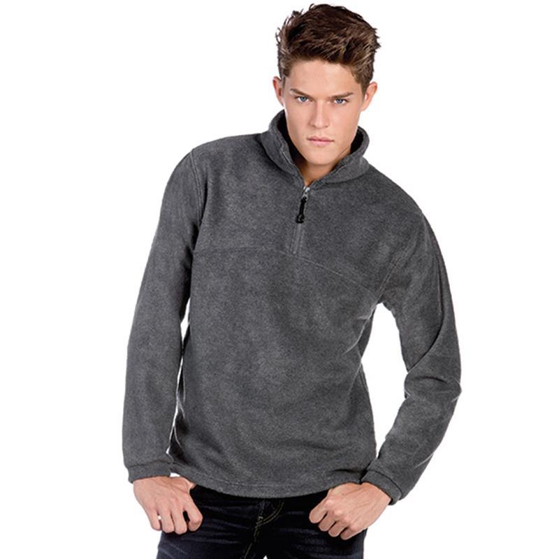 B&C Collection Men's Highlander Plus ¼ Zip Fleece Top BA502