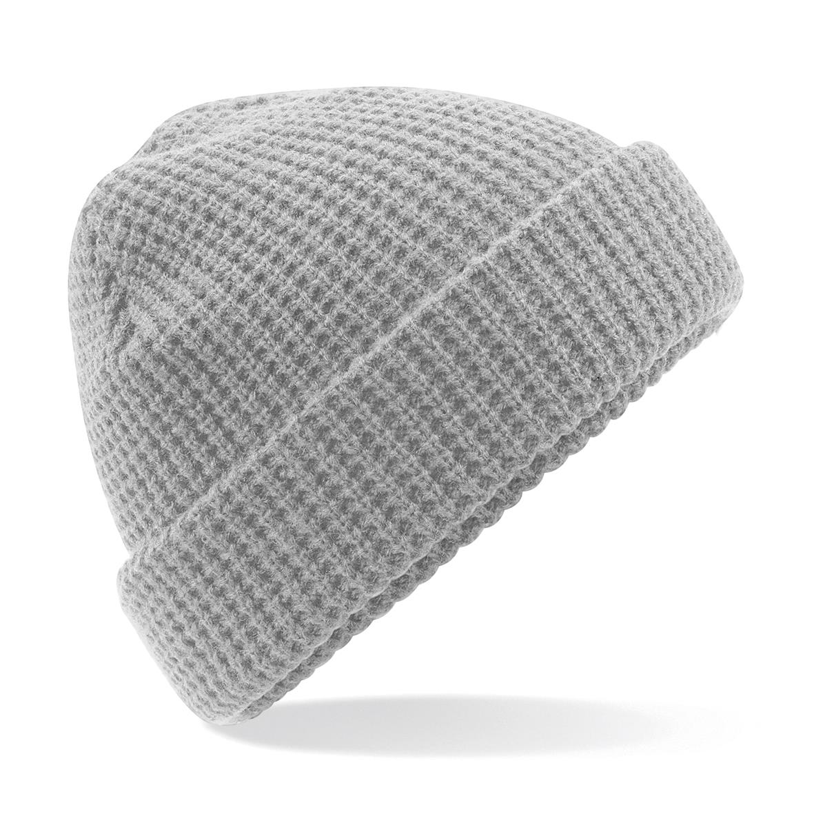 Beechfield Adult's Classic Waffle Thick Knit Beanie Hat