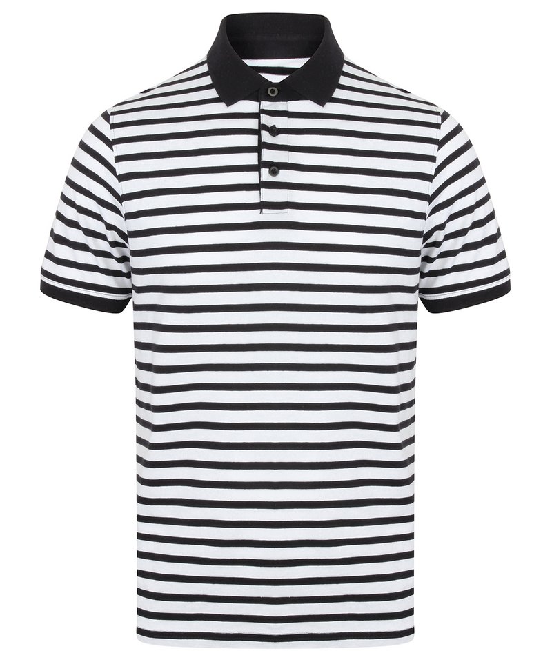 Front Row Striped Jersey polo shirt FR230