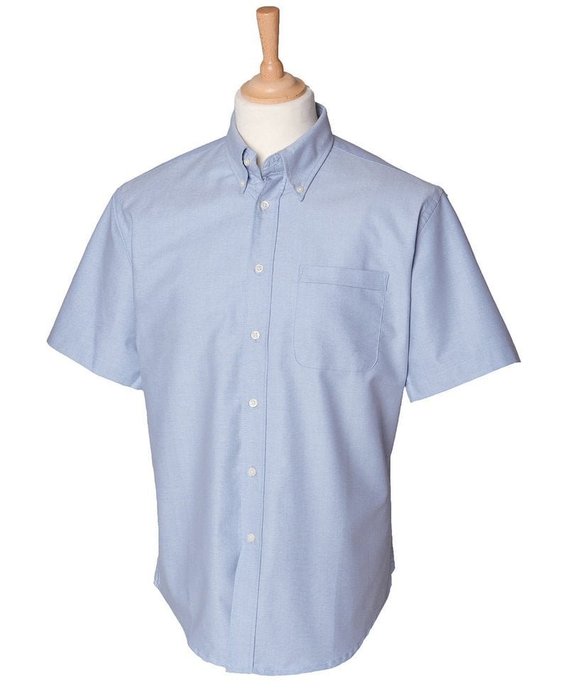 Henbury Men's Short Sleeve Classic Oxford Shirt HB515