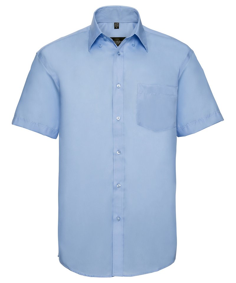 Russell Collection Men's Ultimate Non-Iron Short Sleeve Shirt J957M