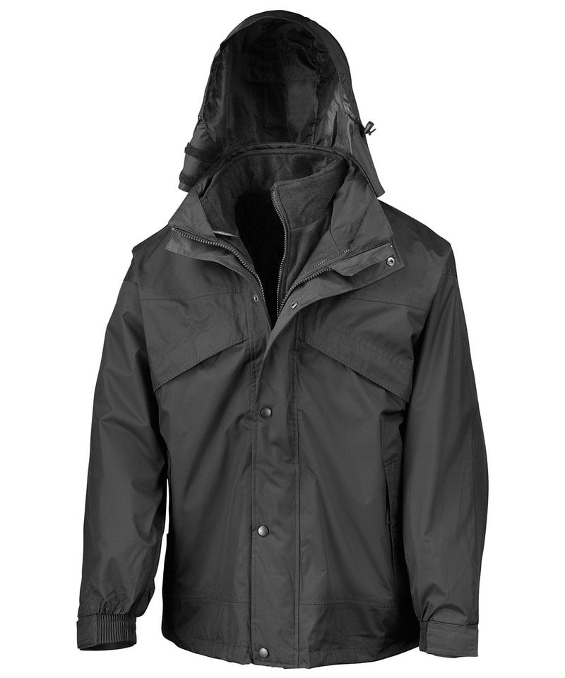 Result Men's 3-in-1 Fleece Lined Waterproof Jacket