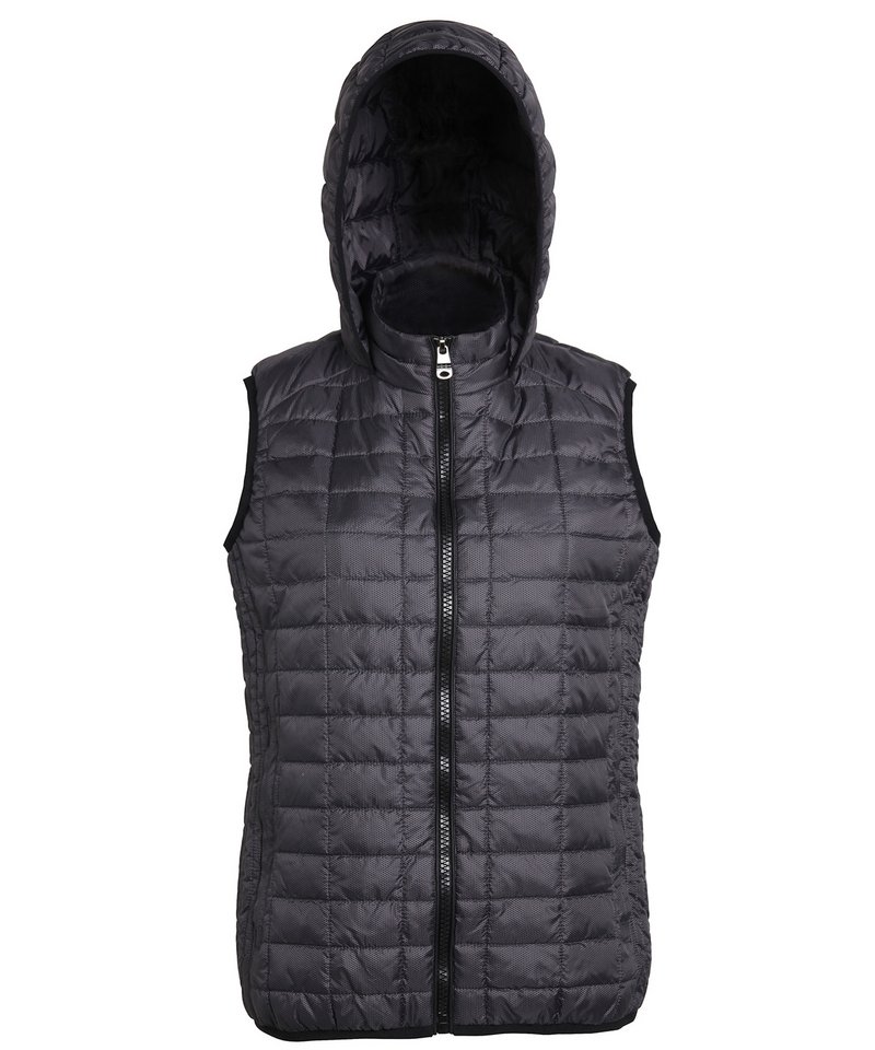2786 Women's Honeycomb Hooded Quilted Gilet